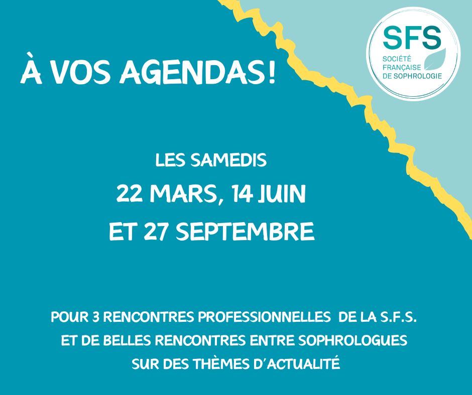 Rencontres 2025 - SFS - Société Française de Sophrologie